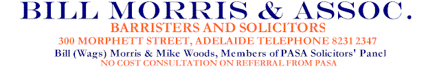  BARRISTERS AND SOLICITORS